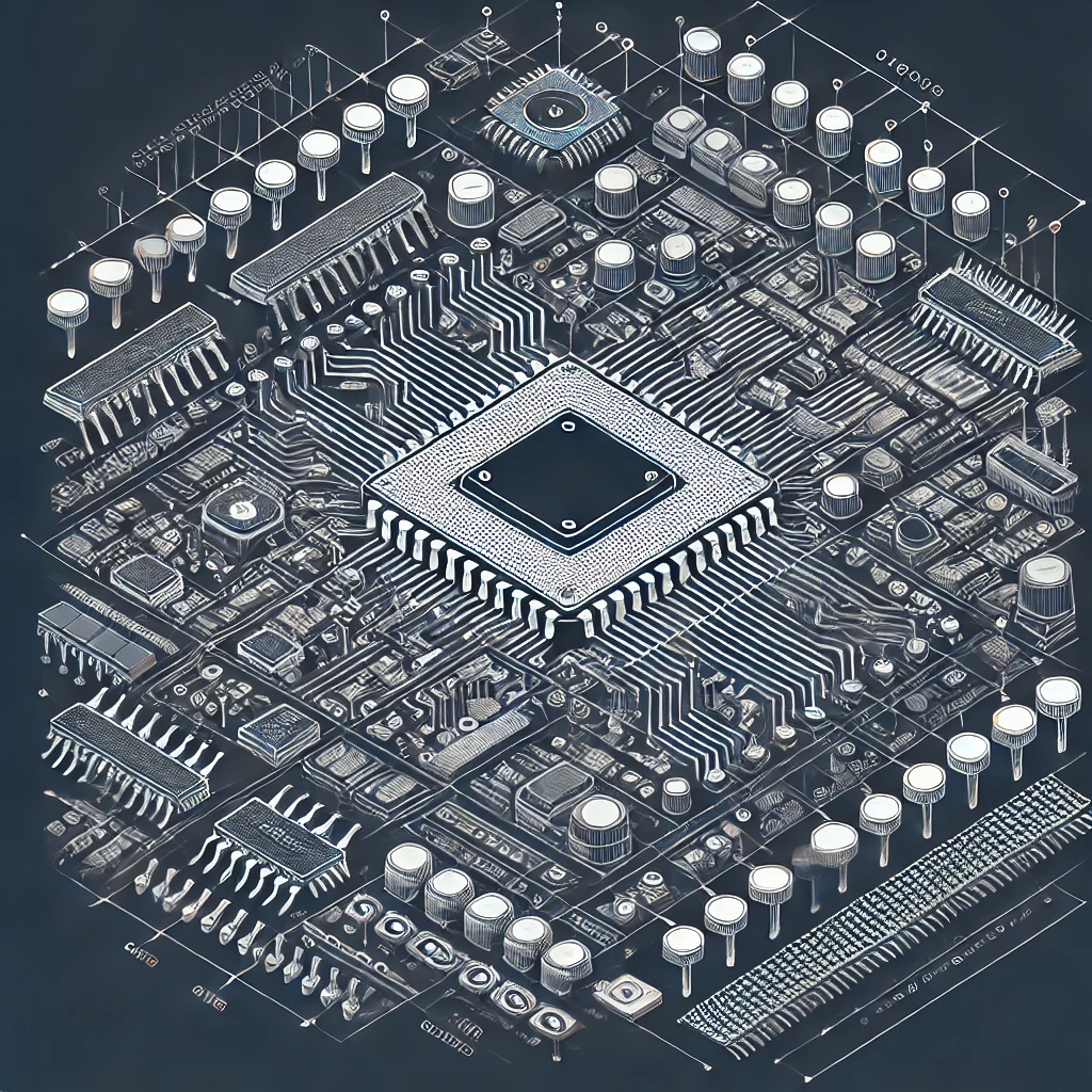 Microchip architecture and internal circuitry