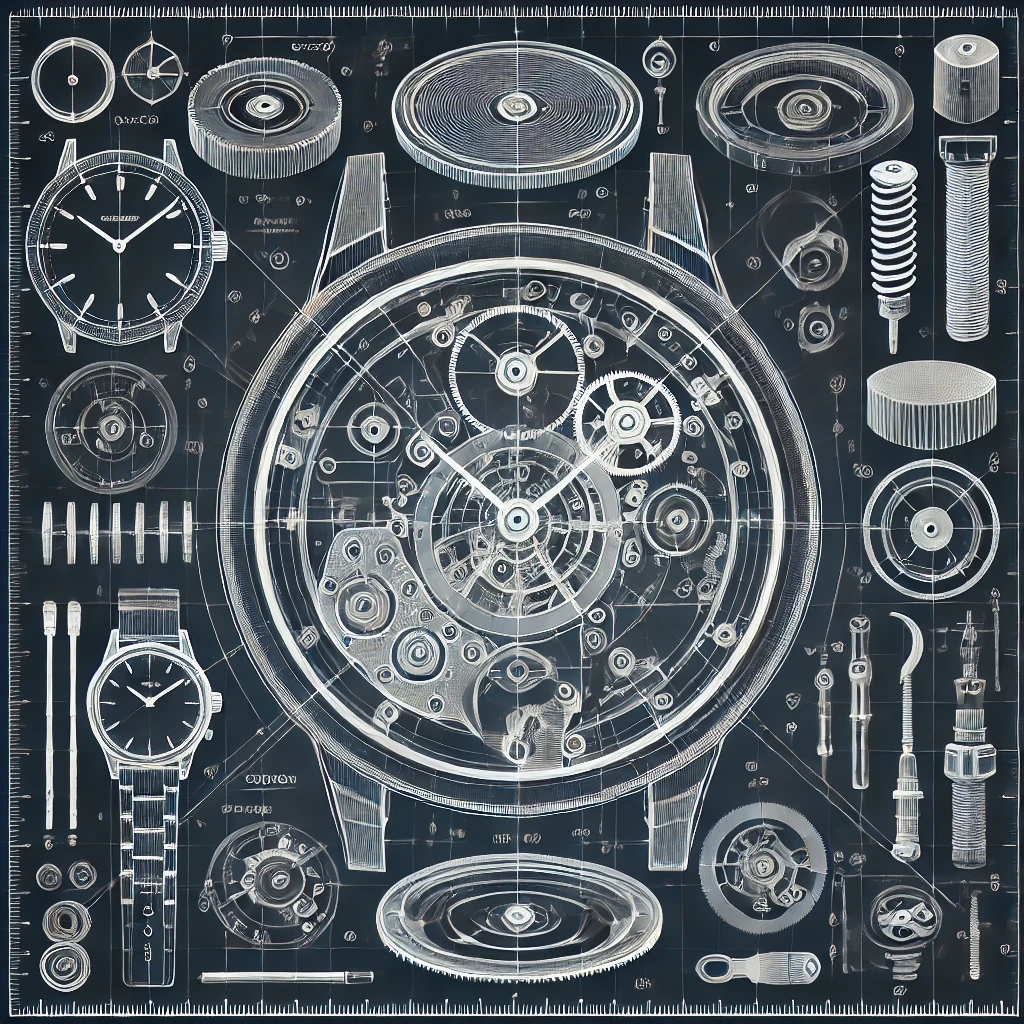 Watch mechanism blueprint